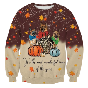 Cute German Shepherd Dog Thanksgiving Ugly…