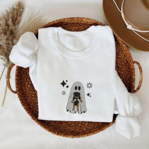 cute ghost holding puppy embroidered sweatshirt 2d for family 1 2.jpeg