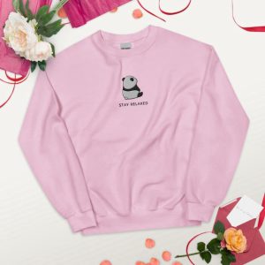 cute panda embroidered sweatshirt 2d crewneck sweatshirt gift for family sws4092 1.jpeg