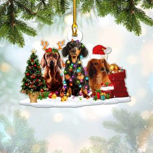 Dachshund Christmas Ornament Weiner Dog Ornament…