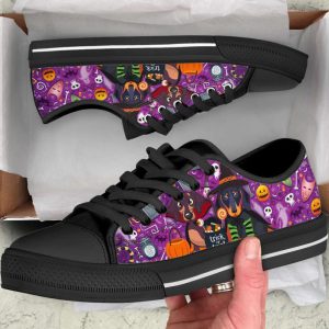dachshund dog halloween low top shoes canvas sneakers casual shoes for men and women dog mom gift 1.jpeg
