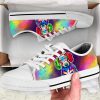 Dachshund Dog Lover Pop Art Colorful Low Top Shoes Canvas Sneakers