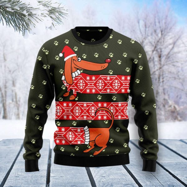 Dachshund Funny Christmas T2810 Ugly Sweater – Best Gift For Christmas