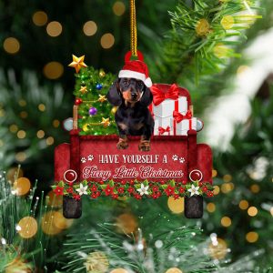 Dachshund Have Your Safe A Furry Little Christmas Ornament For Christmas Tree