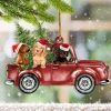 Dachshund On Car Christmas Ornament Xmas…