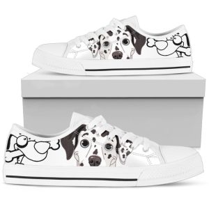 Dalmatian Dog Sneakers: Trendy Low Top…