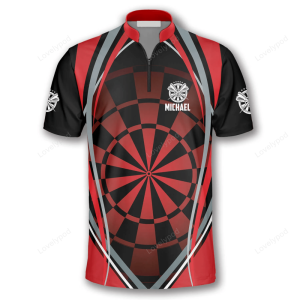 dart board red black custom darts jerseys for men personalized dart jersey shirt 2.png