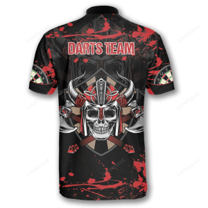 dart warrior red black custom darts jerseys for men uniform shirt for dart team 3.png