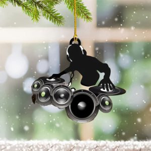 Dj Christmas Ornament Xmas Tree Decoration…
