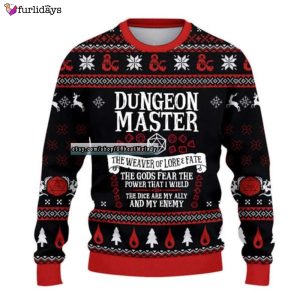 DnD Christmas Ugly Sweater, DnD Class…