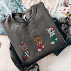 dog christmas sweatshirt embroidered cozy christmas sweatshirt dog embroidery stockings sweater xmas holiday gift for dog lover sweatshirt 2.jpeg