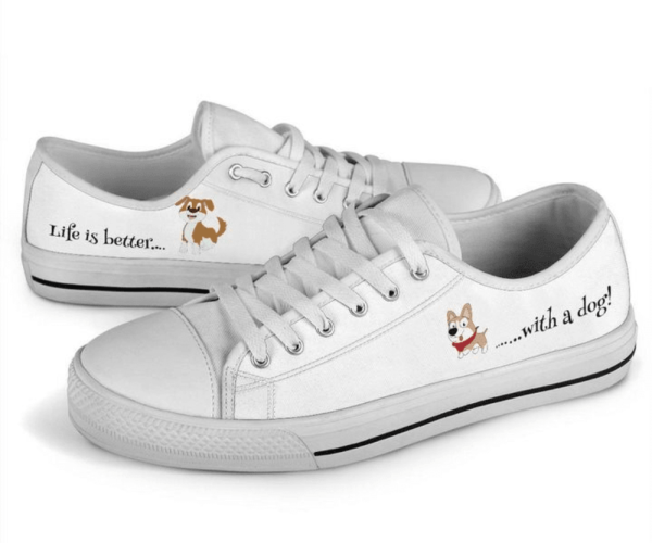 Stylish Dog Low Top Shoes PN206168Sb: Walk with Canine Charm
