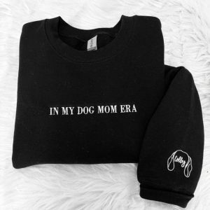 dog mom sweatshirt hoodie embroidered with dog ear name unique gift for dog mom 3.jpeg