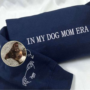 dog mom sweatshirt hoodie embroidered with dog ear name unique gift for dog mom 5.jpeg
