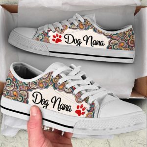 dog nana low top shoes paisley canvas shoes best shoes for dog lover best gift for dog mom 1.jpeg
