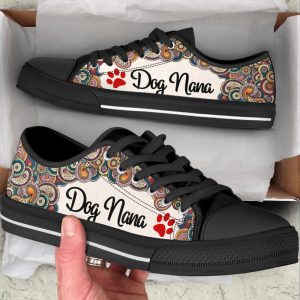 dog nana low top shoes paisley canvas shoes best shoes for dog lover best gift for dog mom.jpeg