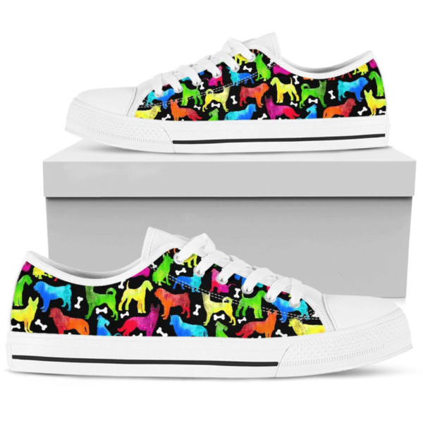 Stylish Dog Painting Pattern Low Top Shoes – Shop PN206169Sb