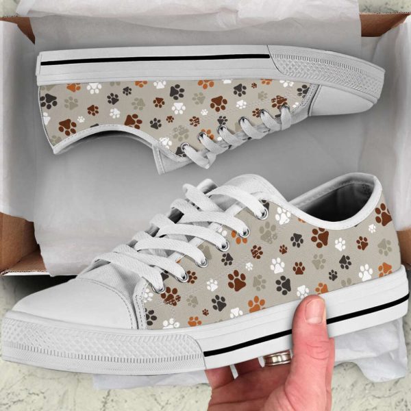 Dog Pattern SK Low Top Shoes Canvas Sneakers Casual Shoes