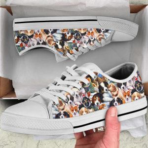 Dog Puppies Breeds Low Top Shoes…