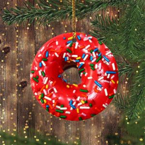 Donut Christmas Ornament Cute Ornament Christmas…