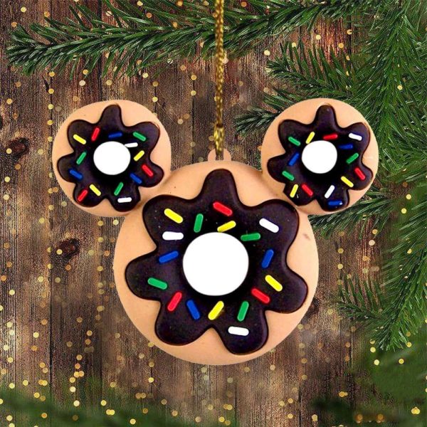 Donut Christmas Ornament Donut Ornament For Christmas Tree 2023 Decorated