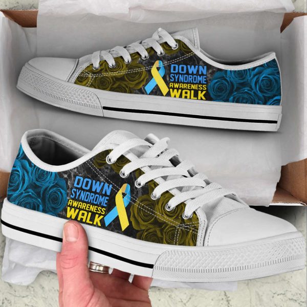 Down Syndrome Awareness Shoes Walk Low Top Shoes Canvas Shoes