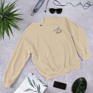 Duck with Knife Embroidered Sweatshirt 2D…