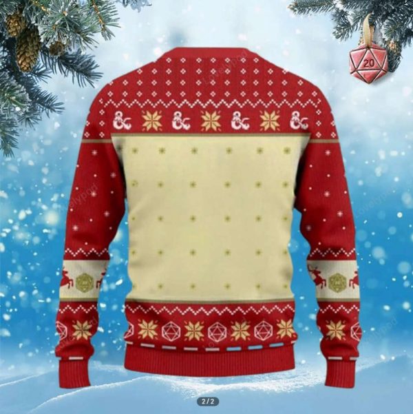 Dungeon Master Ugly Christmas Sweater – for Men and Women, Xmas Gift