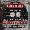 Dungeons And Dragons Yes They’re Natural Ugly Sweater, DnD And Fireball Lovers Christmas Ugly Sweater 3D Hoodie Sweatshirt Over Print