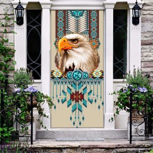 Eagle Native American Pattern Door Cover…