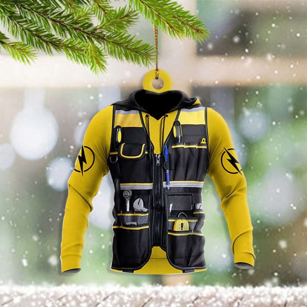 Electrician Uniform Ornament Modern Christmas Ornaments Gift Ideas For Electricians