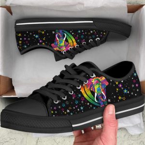 elephant rainbow color low top shoes canvas print lowtop casual shoes gift for adults 1.jpeg