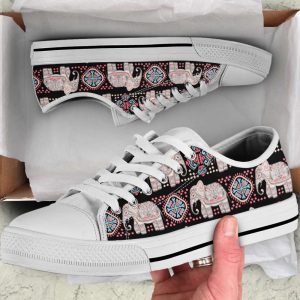 elephant vintage graphic low top shoes canvas print lowtop casual shoes gift for adults.jpeg