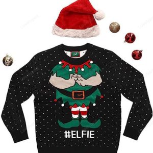 elf ugly christmas sweater men women santa s elfie funny holiday xmas sweaters 1.jpeg