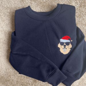 embroidered christmas dog crewneck embroidered golden dog christmas sweatshirt crewneck women christmas sweatshirt ugly christmas sweatshirt 2.jpeg