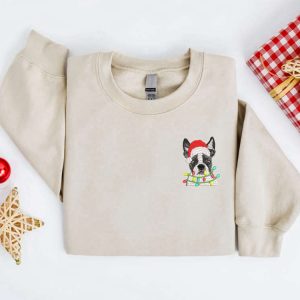 embroidered christmas dog sweatshirt boston terrier dog christmas sweater for family 1.jpeg