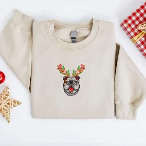 embroidered christmas dog sweatshirt embroidered bulldog christmas sweatshirt women christmas sweatshirt christmas crewneck sweater shirt.jpeg