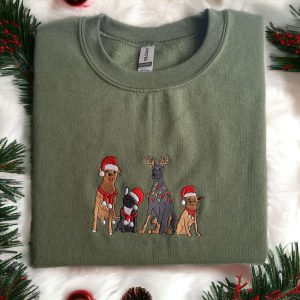 embroidered christmas dog sweatshirt embroidered dog sweater gift for christmas 1.jpeg