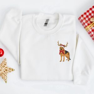 embroidered christmas dog sweatshirt embroidered german shepherd reindeer christmas crewneck women christmas sweatshirt ugly christmas 5.jpeg