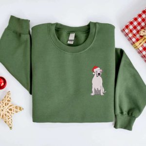 embroidered christmas dog sweatshirt embroidered pitbull dog christmas sweater crewneck women christmas sweatshirt ugly christmas sweater.jpeg