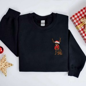 embroidered christmas dog sweatshirt embroidered rottweiler reindeer dog christmas sweater crewneck women christmas sweatshirt ugly xmas 4.jpeg