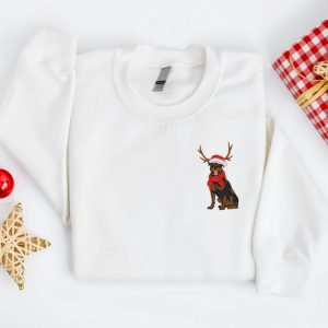 embroidered christmas dog sweatshirt embroidered rottweiler reindeer dog christmas sweater crewneck women christmas sweatshirt ugly xmas 5.jpeg