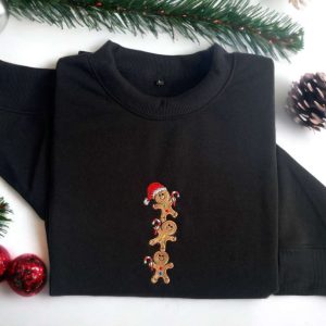 embroidered christmas gingerbread sweatshirt embroidered ginger bread christmas sweater crewneck women christmas shirt ugly christmas 2.jpeg