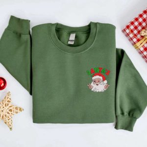 embroidered christmas santa sweatshirt embroidered santa christmas sweater crewneck women christmas sweatshirt ugly christmas sweater shirt 2.jpeg