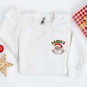 embroidered christmas santa sweatshirt embroidered santa christmas sweater crewneck women christmas sweatshirt ugly christmas sweater shirt 4.jpeg