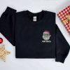 Embroidered Christmas Santa Sweatshirt, Team Santa Christmas Sweater For Christmas