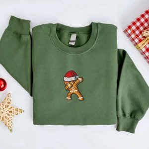 embroidered christmas sweatshirt dabbing gingerbread cookies sweatshirt for family 1.jpeg