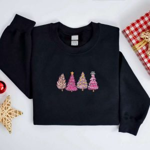 embroidered christmas sweatshirt embroidered christmas tree sweater crewneck women christmas sweatshirt ugly christmas sweatshirt shirt 5.jpeg