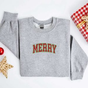 embroidered christmas sweatshirt embroidered merry christmas sweater crewneck women christmas sweatshirt ugly christmas merry sweatshirt 1.jpeg