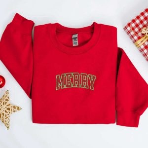 embroidered christmas sweatshirt embroidered merry christmas sweater crewneck women christmas sweatshirt ugly christmas merry sweatshirt 5.jpeg